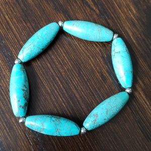 Turquoise elastic bracelet